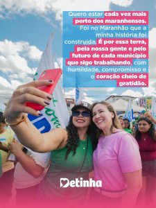 Detinha diz que pré-candidatura a deputada estadual é motivada pelo compromisso com o Maranhão