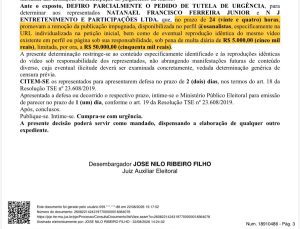 TRE-MA manda Os Analistas retirar vídeo contra Iracema sob pena de multa de R$ 50 mil
