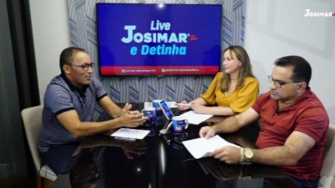 Em live, o prefeito Almeida Sousa de Igarapé do Meio agradece o empenho do casal de deputados Josimar Maranhãozinho e Detinha