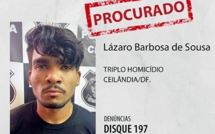 Carta misteriosa de Lázaro Barbosa é encontrada por policiais