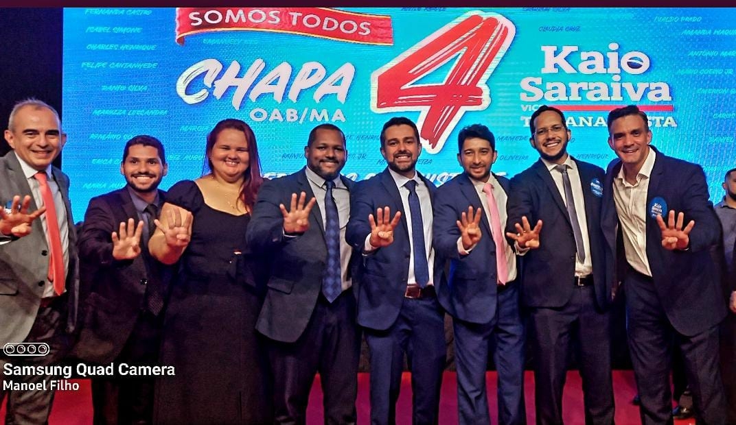 Lançamento oficial da candidatura de Kaio Saraiva à OAB do Maranhão tem apoio do advogado  Manoel Filho e colegas