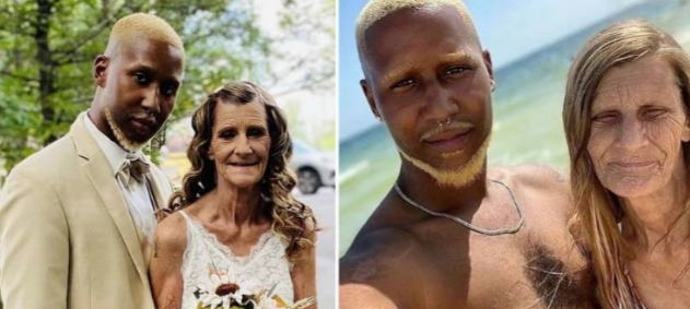 Mulher de 61 anos se casa com homem de 24, e casal faz sucesso no TikTok